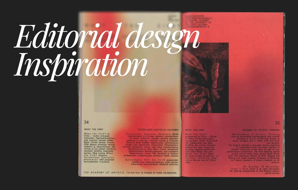 editorial design inspiration