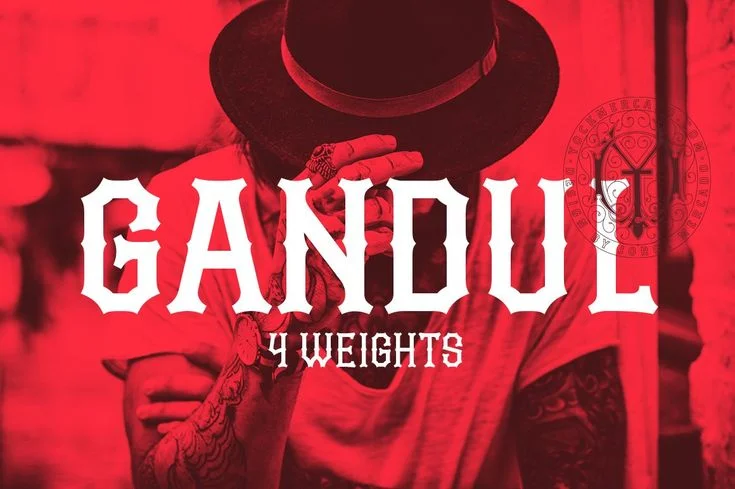 Showcasing Gandul Font Family which is Mexican inspired