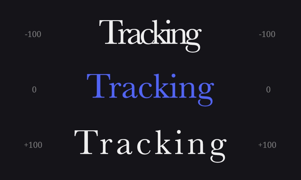 What Is Tracking In Typography With Visual Examples Cedilla Studio