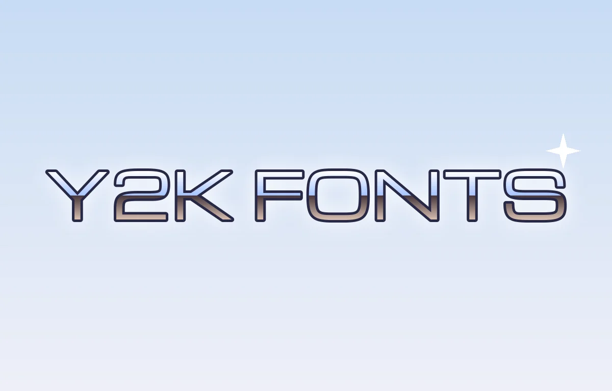 Y2K fonts that actually feel like the year 2000